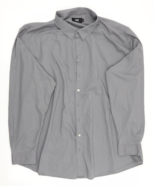 Jacamo Mens Grey    Button-Up