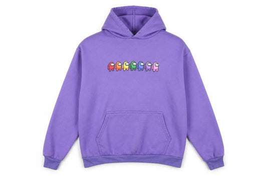 Womens Purple   Pullover Hoodie Size S