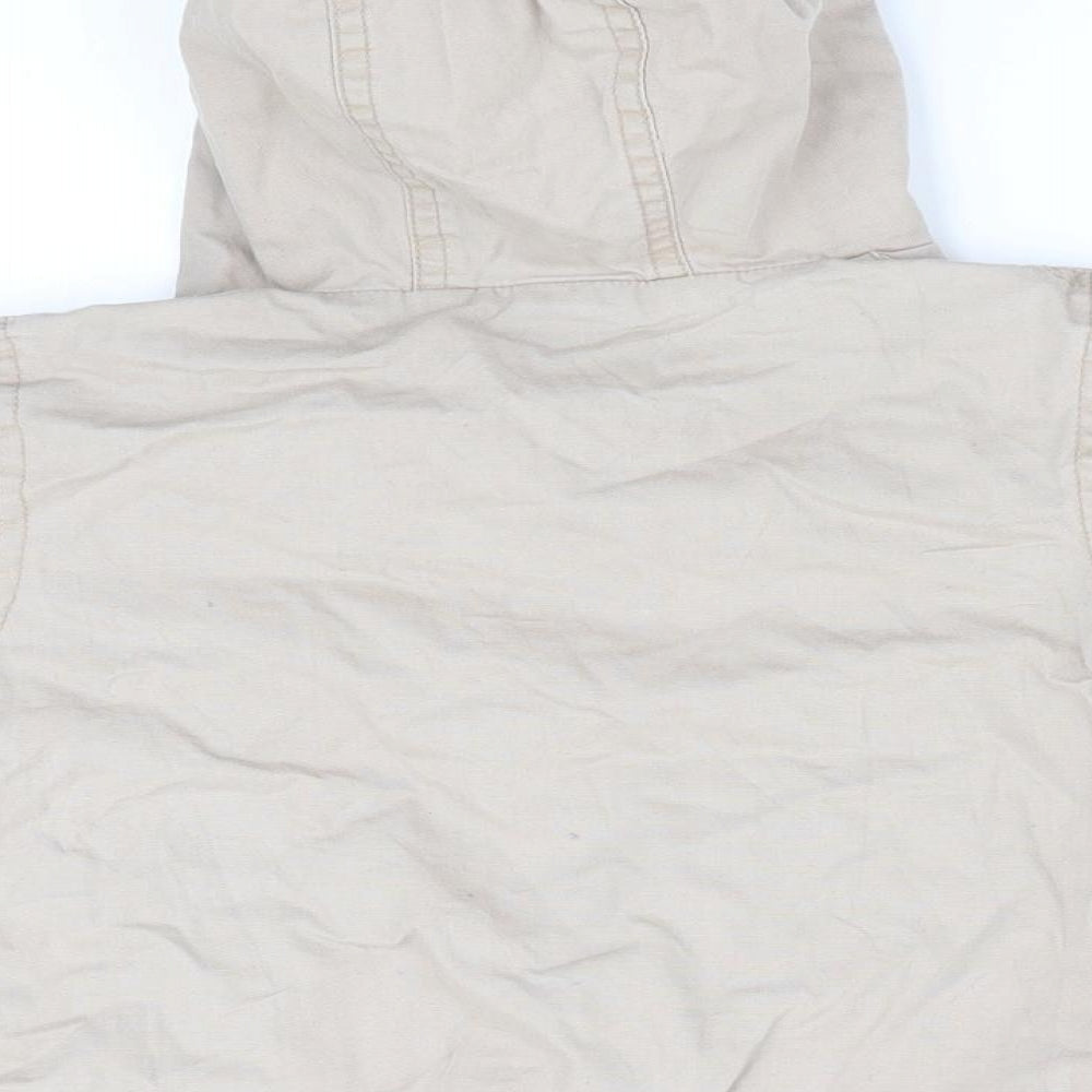 M&Co Boys Beige   Basic Coat Coat Size 9-12 Months