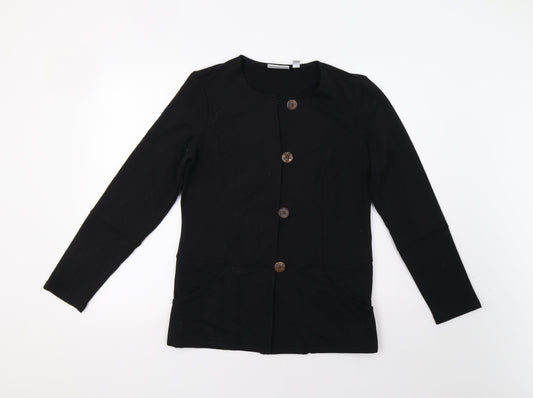 d&co Womens Black   Jacket Blazer Size XS