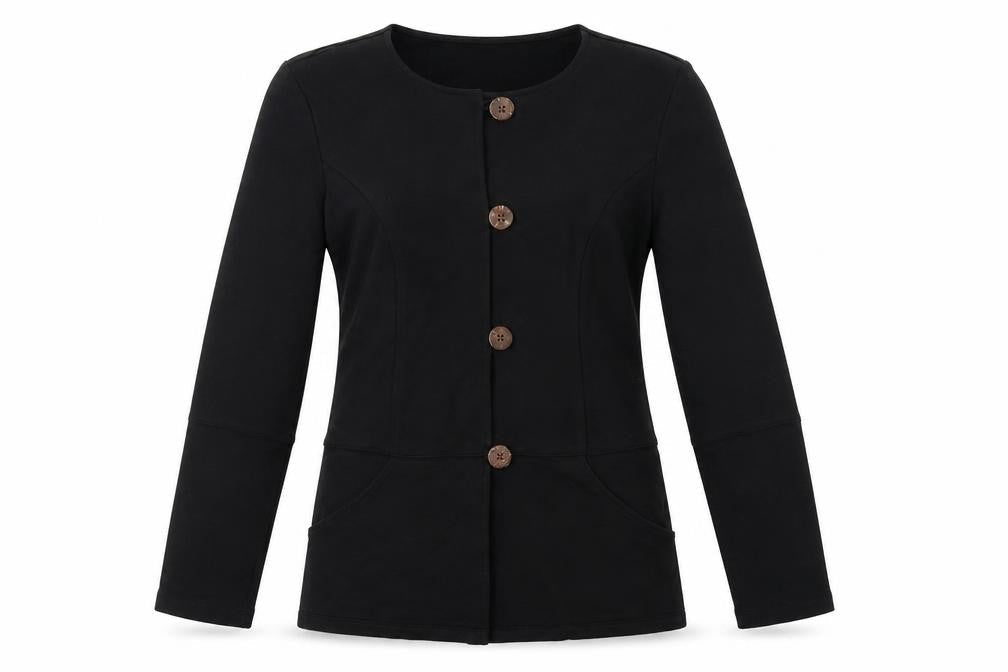 d&co Womens Black   Jacket Blazer Size XS