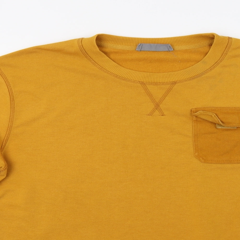 Primark Mens Yellow   Pullover Sweatshirt Size L