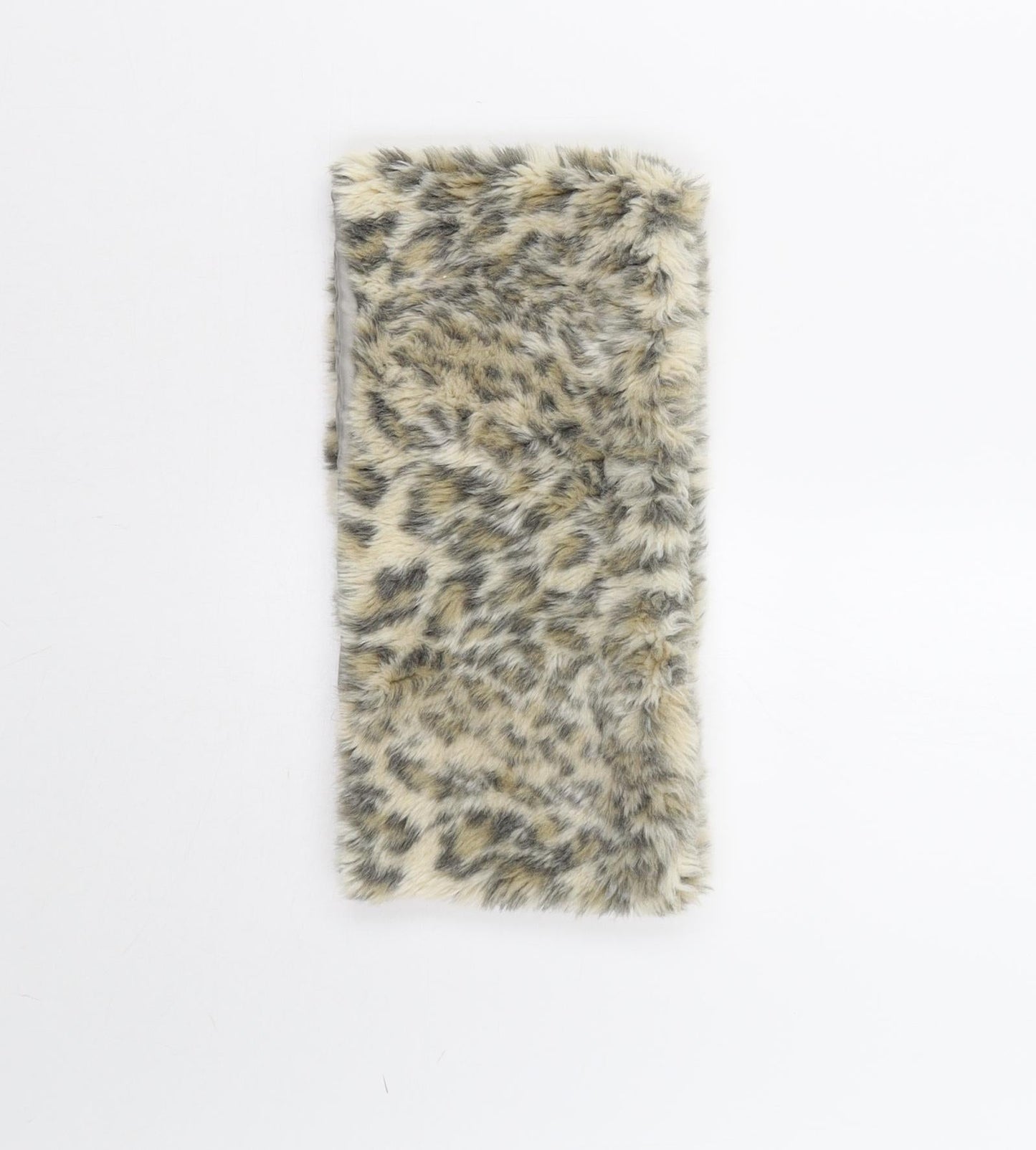 Preworn Womens Beige Animal Print   Scarf   - Snood