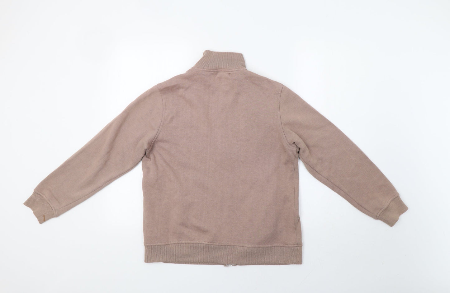 BM Womens Beige   Full Zip Sweatshirt Size S