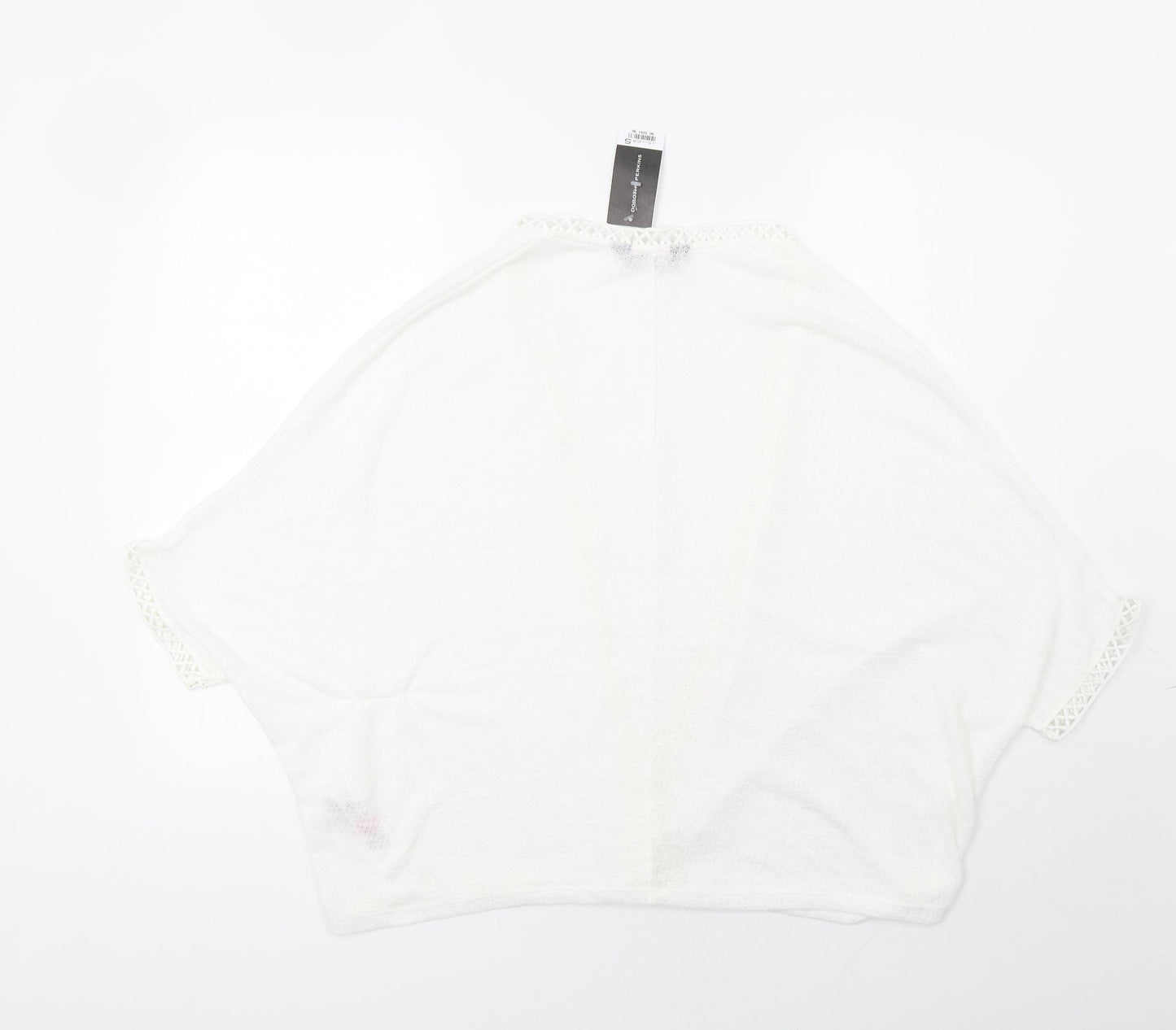 Dorothy Womens White   Cardigan Jumper Size S
