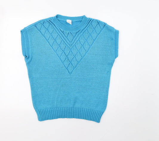 Paige Womens Blue   Vest Jumper Size 14