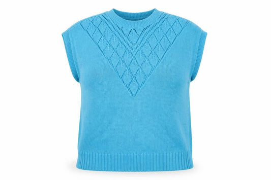 Paige Womens Blue   Vest Jumper Size 14