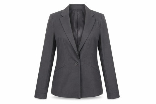 CHERRY Womens Grey   Jacket Suit Jacket Size L