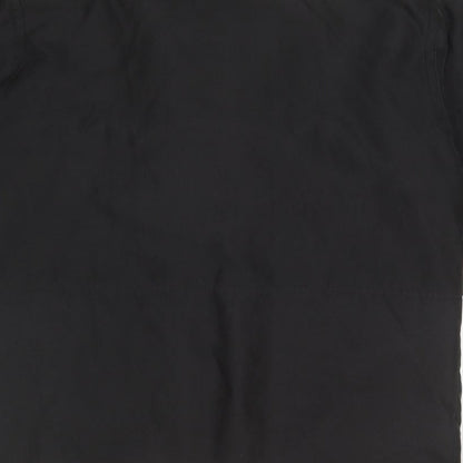 EWM Mens Black   Overcoat Coat Size S