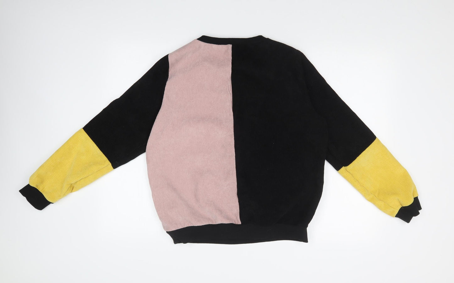 SheIn Womens Multicoloured Colourblock  Pullover Sweatshirt Size M