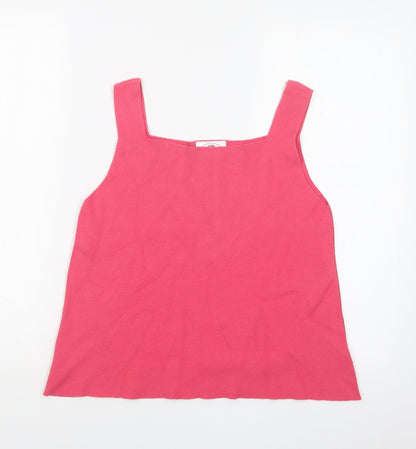 Nightingales Womens Pink   Basic Tank Size L