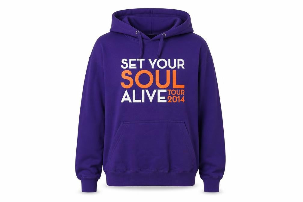 FDM Womens Purple   Pullover Hoodie Size S