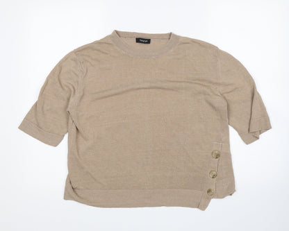 Marks & Spencer Womens Brown   Pullover Jumper Size 12