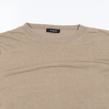 Marks & Spencer Womens Brown   Pullover Jumper Size 12