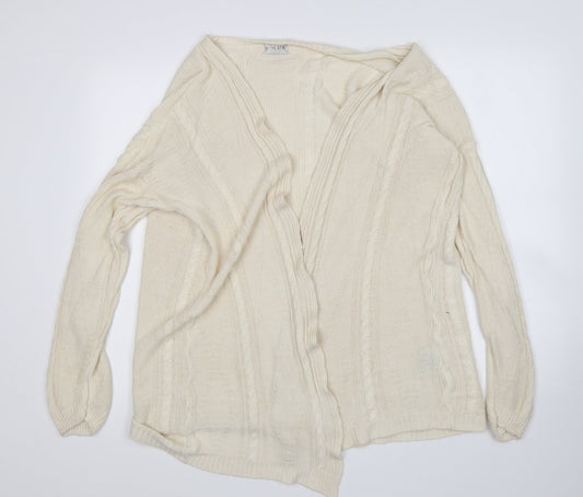 In the Style Womens Beige   Cardigan Jumper Size 8