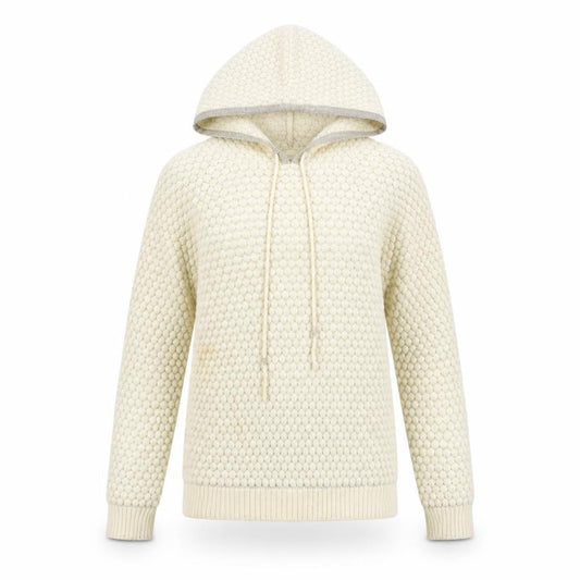 Womens Beige Animal Print  Pullover Hoodie Size S