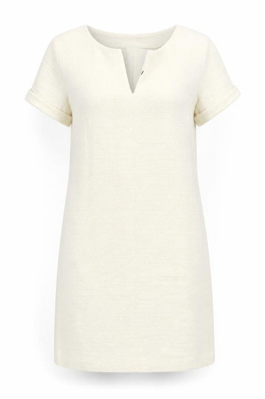 LAURA CLEMENT Womens White   Jumper Dress  Size 8