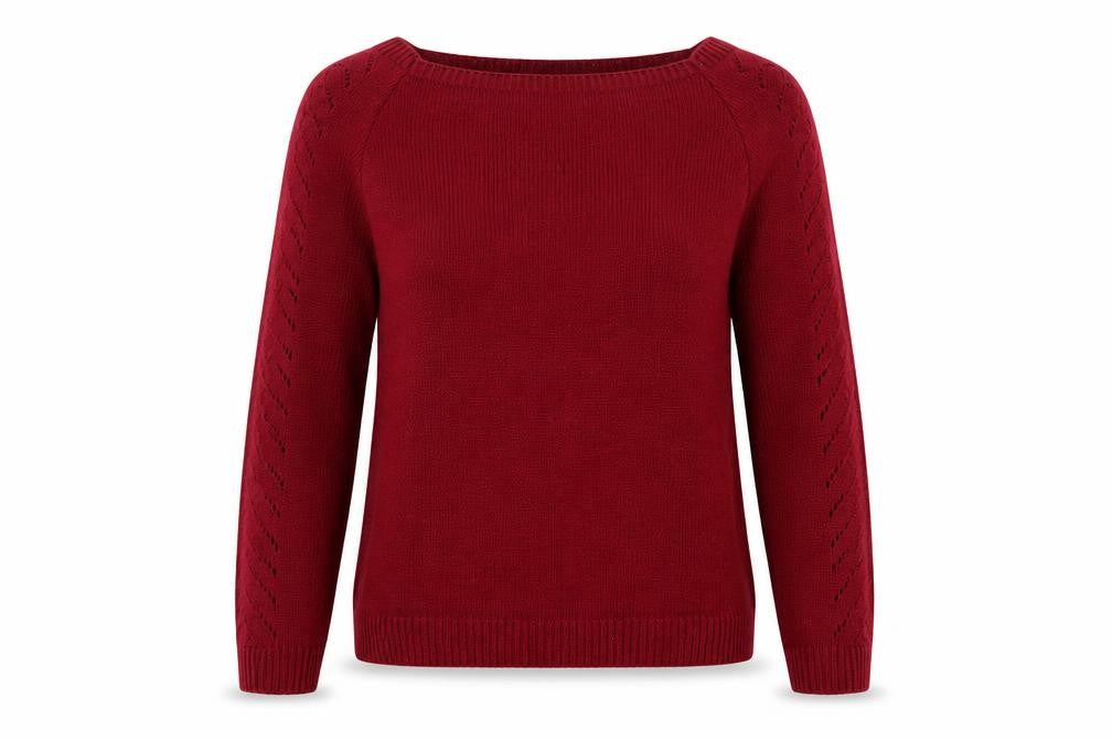 look of the day Womens Red   Pullover Jumper Size L