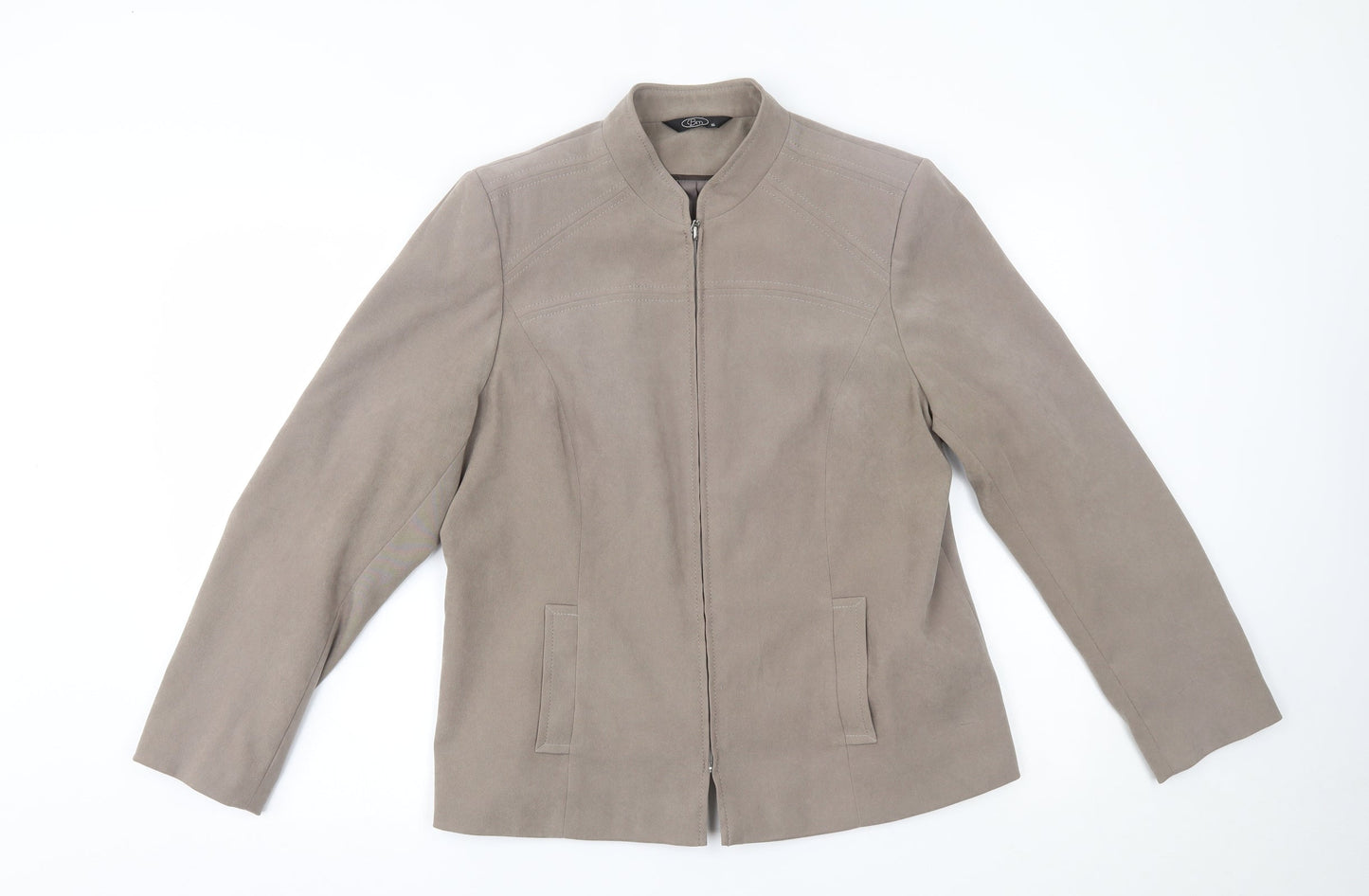 BM Womens Beige   Jacket Blazer Size 16