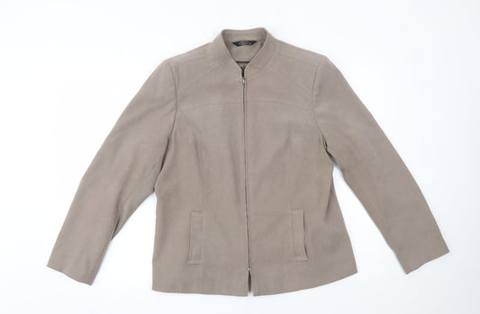 BM Womens Beige   Jacket Blazer Size 16