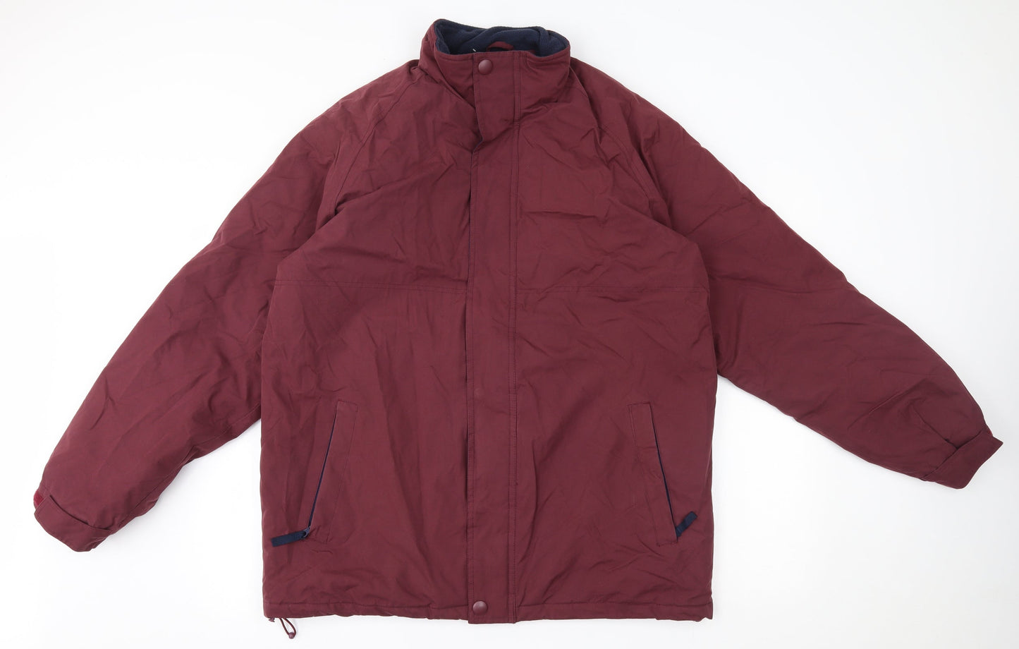 Hutson harbour Mens Red   Anorak Coat Size M