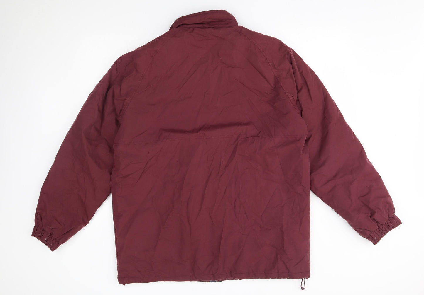 Hutson harbour Mens Red   Anorak Coat Size M