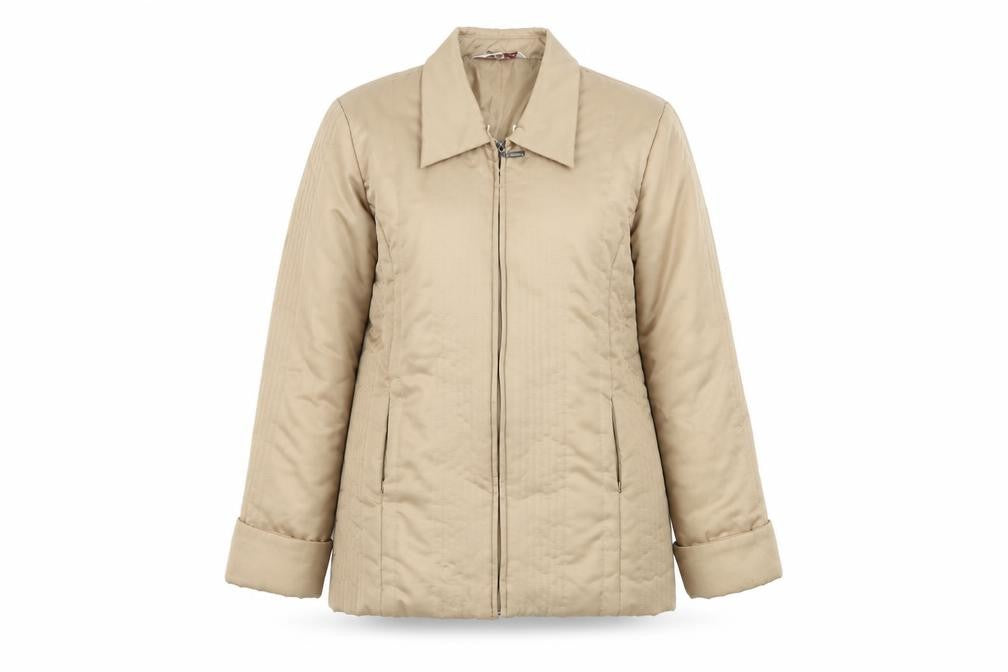 Kaleidoscope Womens Beige   Jacket Coat Size 12  - shiny