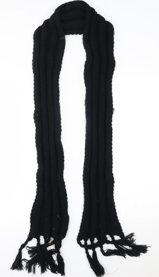 Preworn Womens Black    Scarf