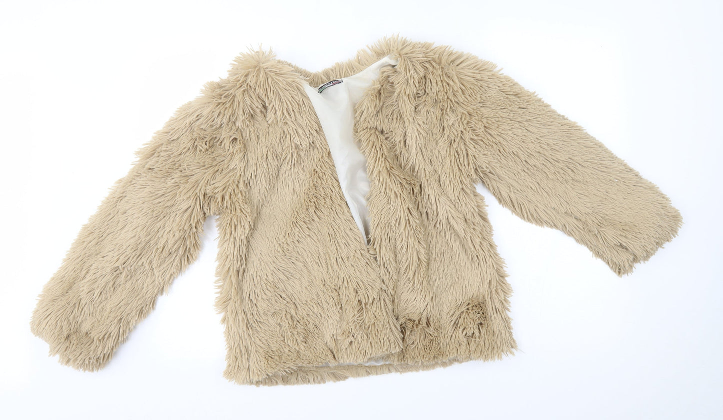 Preworn Womens Beige   Jacket  One Size
