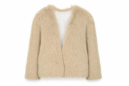 Preworn Womens Beige   Jacket  One Size