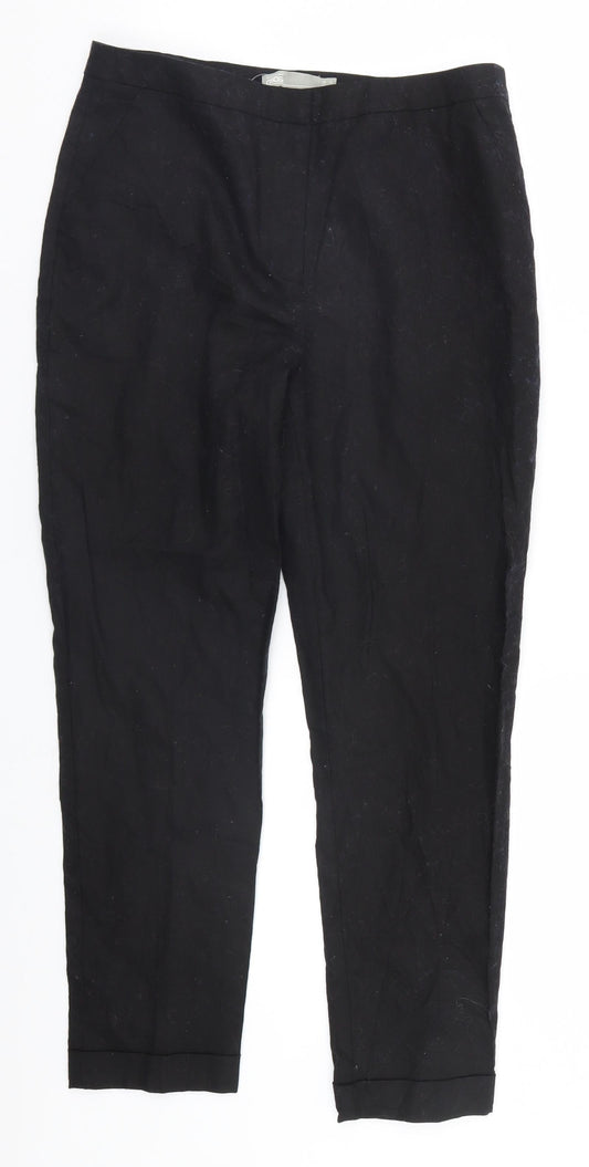 ASOS Womens Black   Trousers  Size 10 L26 in