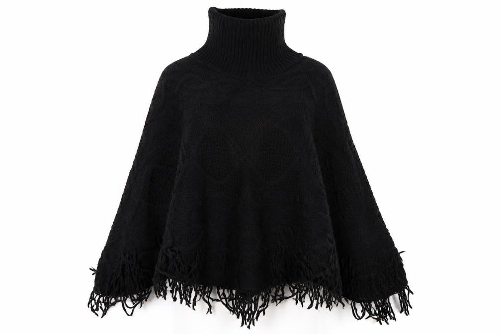 NEXT Womens Black   Overcoat Poncho Size M