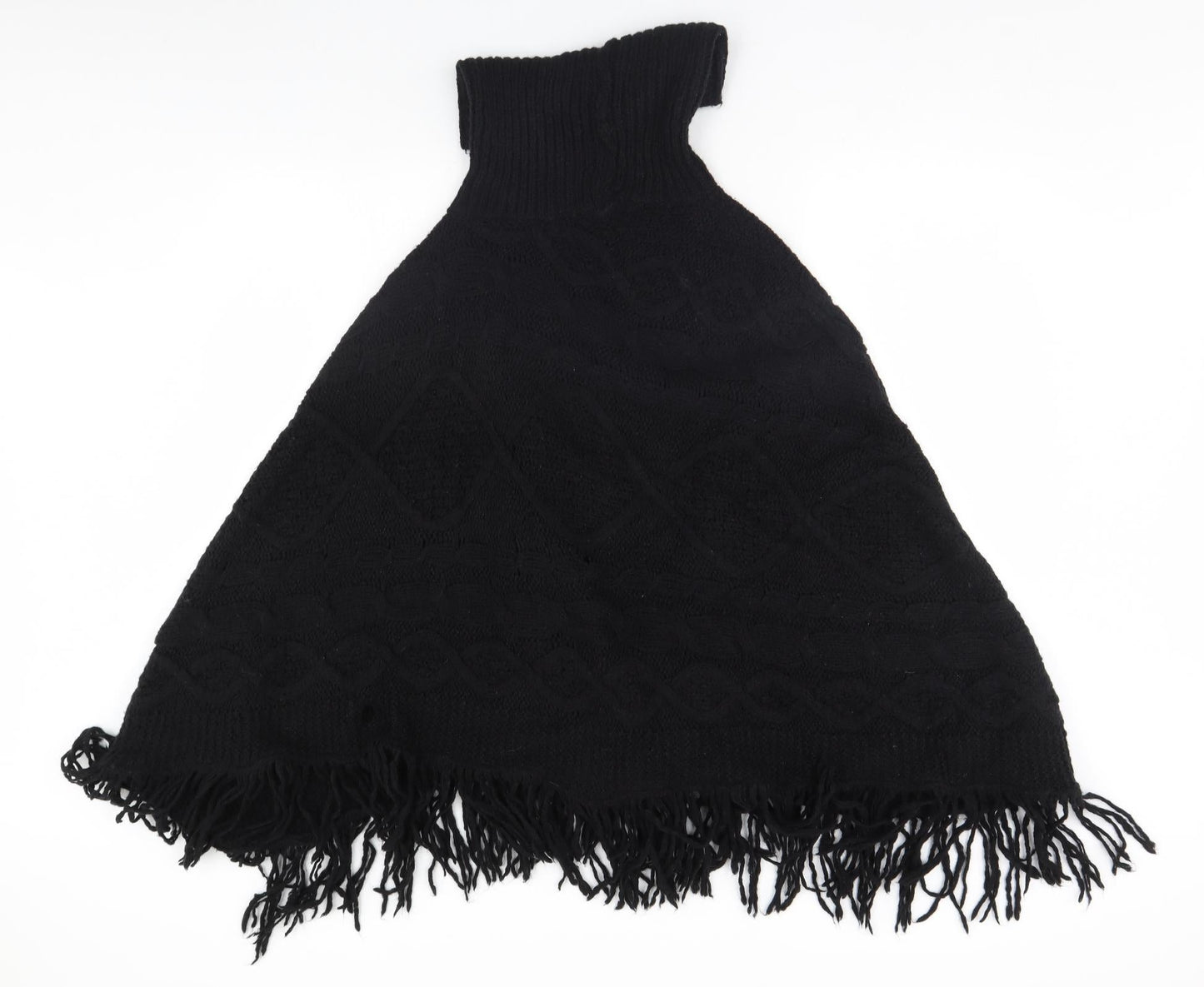 NEXT Womens Black   Overcoat Poncho Size M