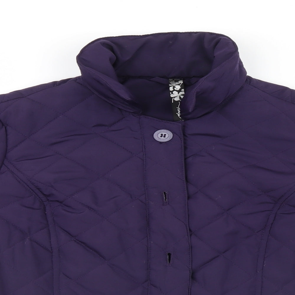 DASH Womens Blue   Full Zip Jumper Size 12