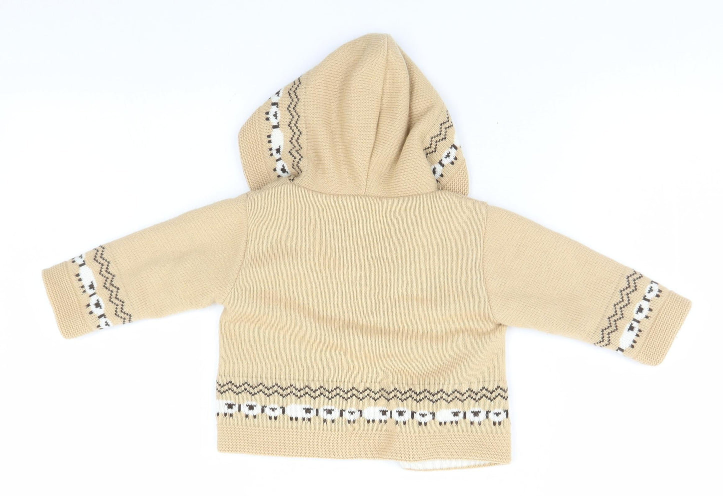 Angel Kids Baby Brown   Cardigan Jumper Size 3-6 Months