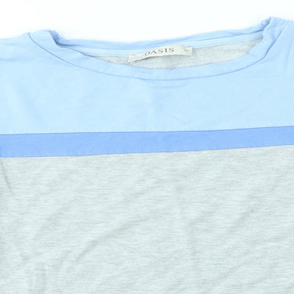 Oasis Womens Multicoloured   Basic T-Shirt Size XS