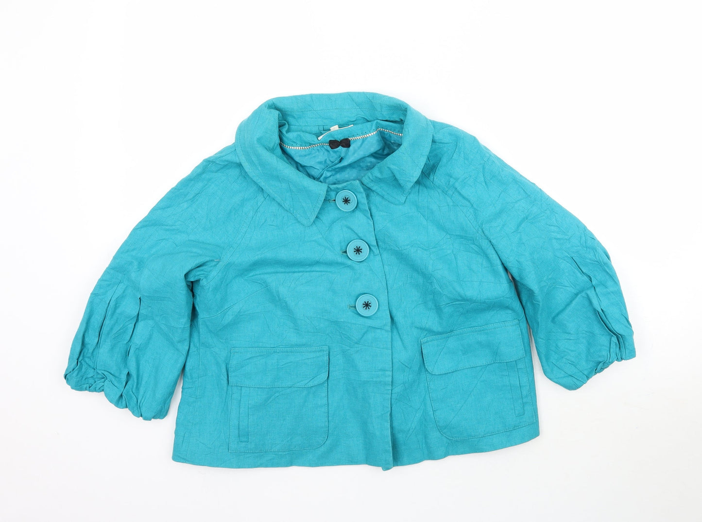 Marks & Spencer Womens Blue   Jacket Blazer Size 12