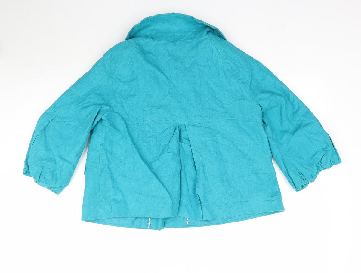Marks & Spencer Womens Blue   Jacket Blazer Size 12