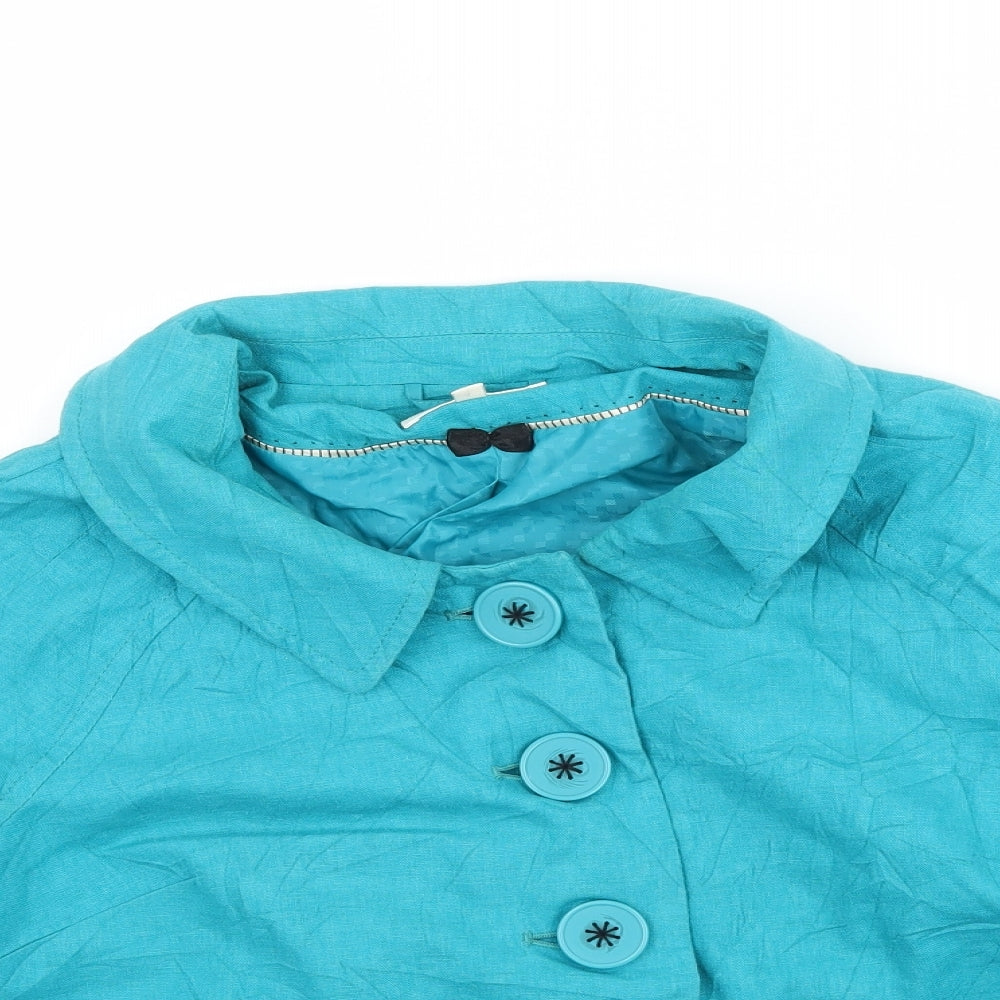 Marks & Spencer Womens Blue   Jacket Blazer Size 12