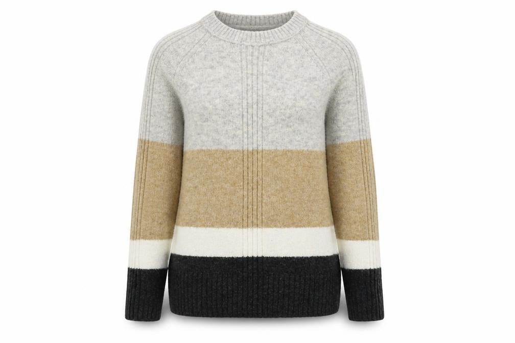 Marks & Spencer Womens Multicoloured Striped Knit Pullover Jumper Size XS
