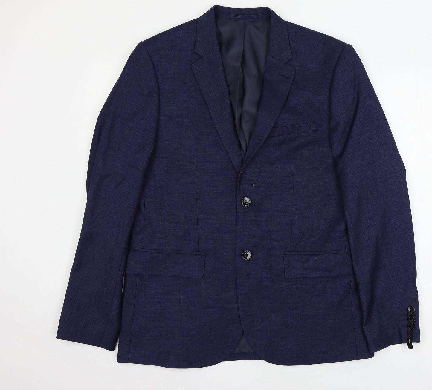 H&M Mens Blue   Jacket Suit Jacket Size L