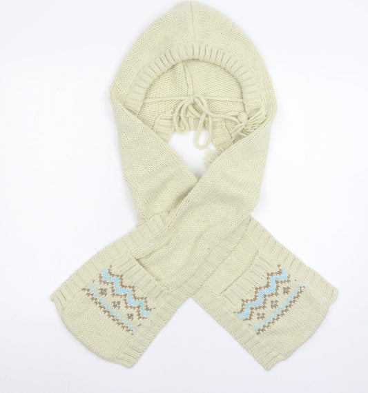 Preworn Womens Beige  Knit  Scarf