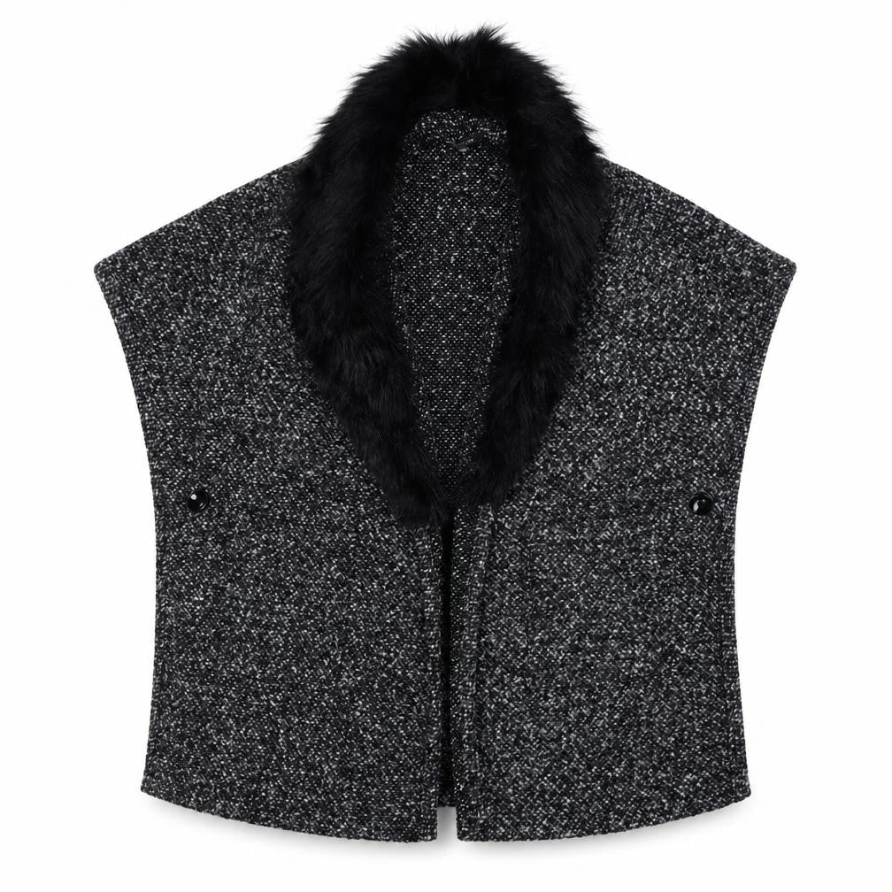 Intuition Womens Black Polka Dot  Jacket  Size S