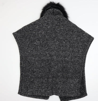 Intuition Womens Black Polka Dot  Jacket  Size S