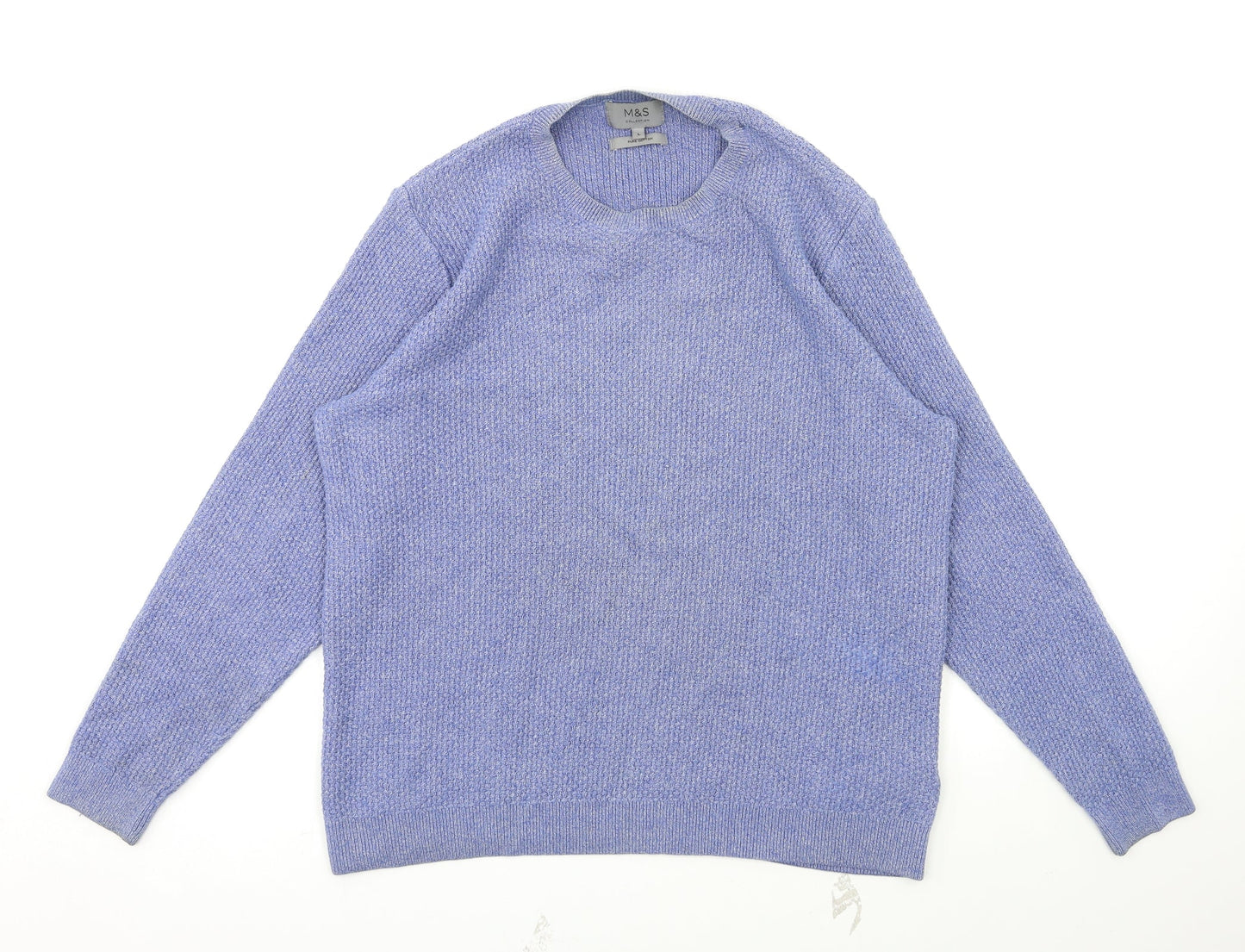 M&S Mens Blue   Pullover Sweatshirt Size L