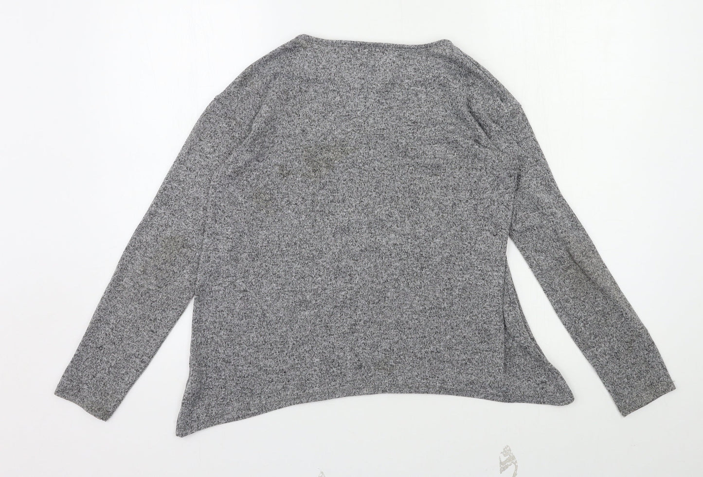 YD Girls Grey   Basic T-Shirt Size 12-13 Years