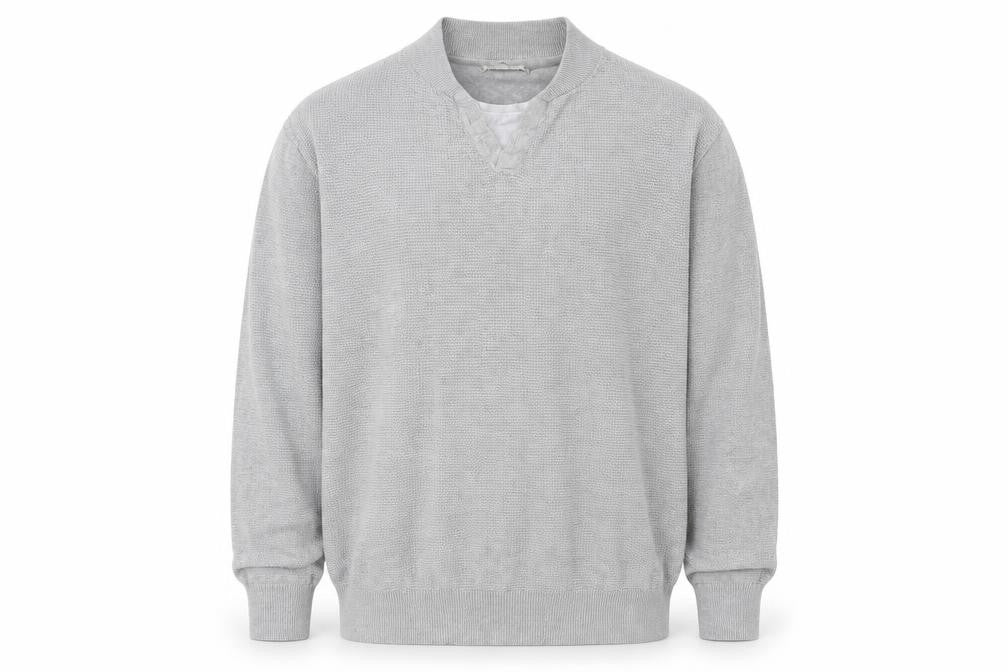George Mens Grey   Pullover Sweatshirt Size M