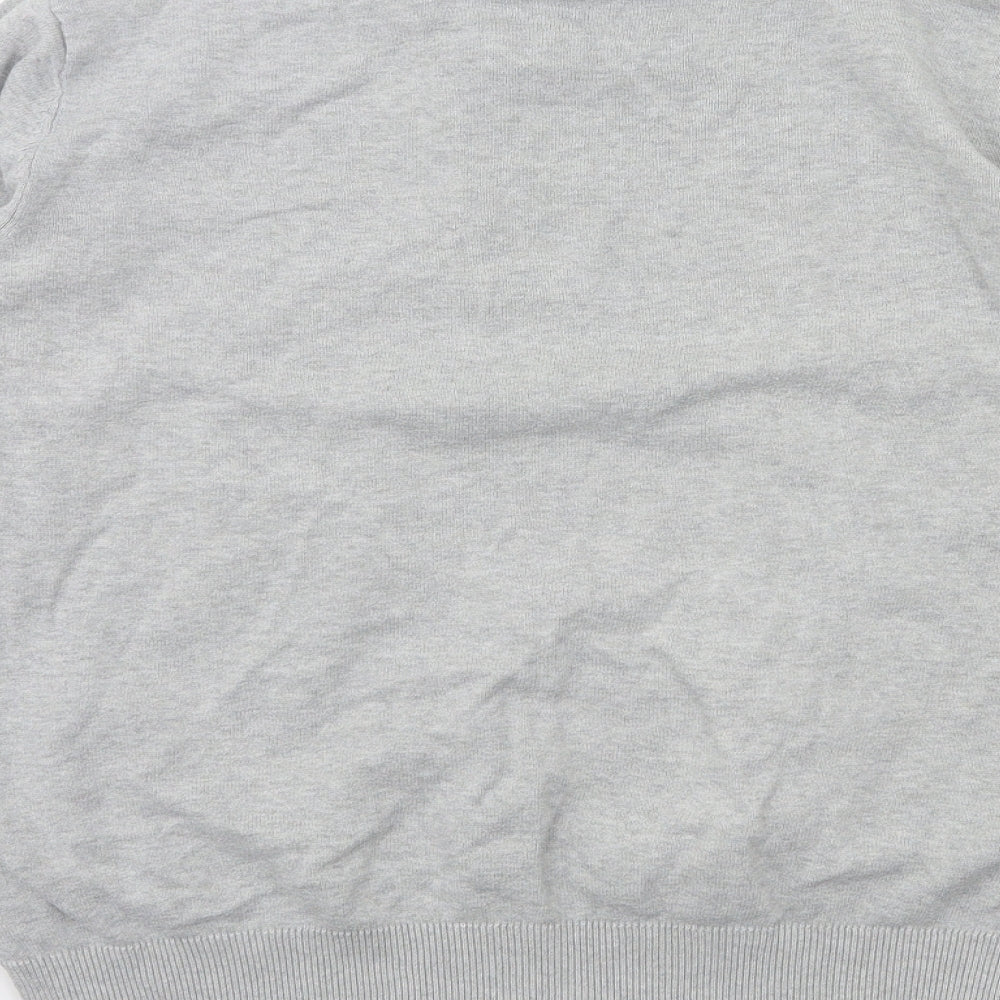 George Mens Grey   Pullover Sweatshirt Size M