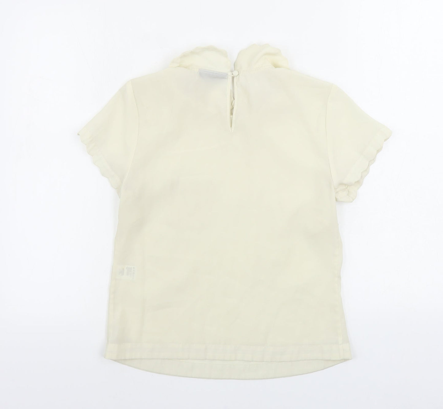 Warehouse Womens Ivory   Basic Blouse Size 8
