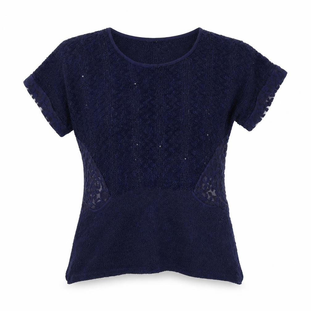 Sugar Crisp Womens Blue   Pullover Jumper Size M